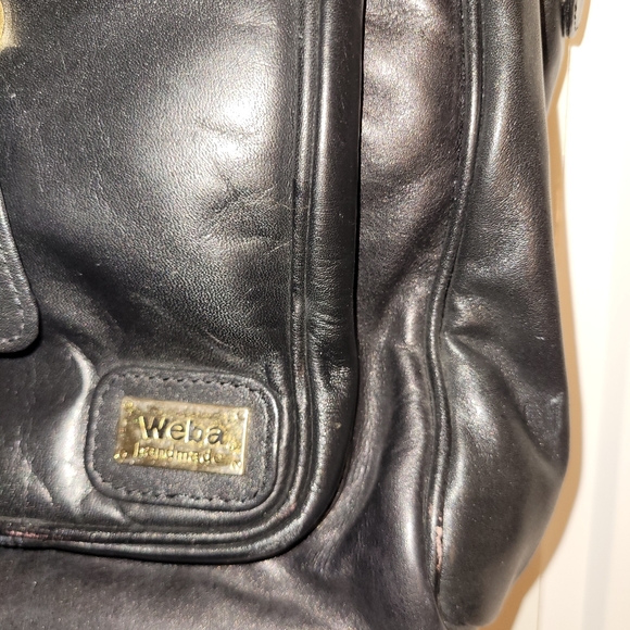 Weba leather handmade vintage soft bag briefcase - Picture 13 of 16